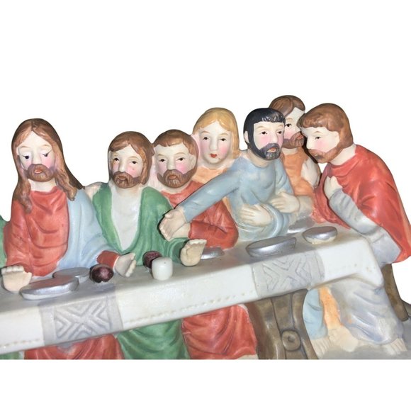 The Last Supper Religious Ceramic Figurine - Picture 3 of 11